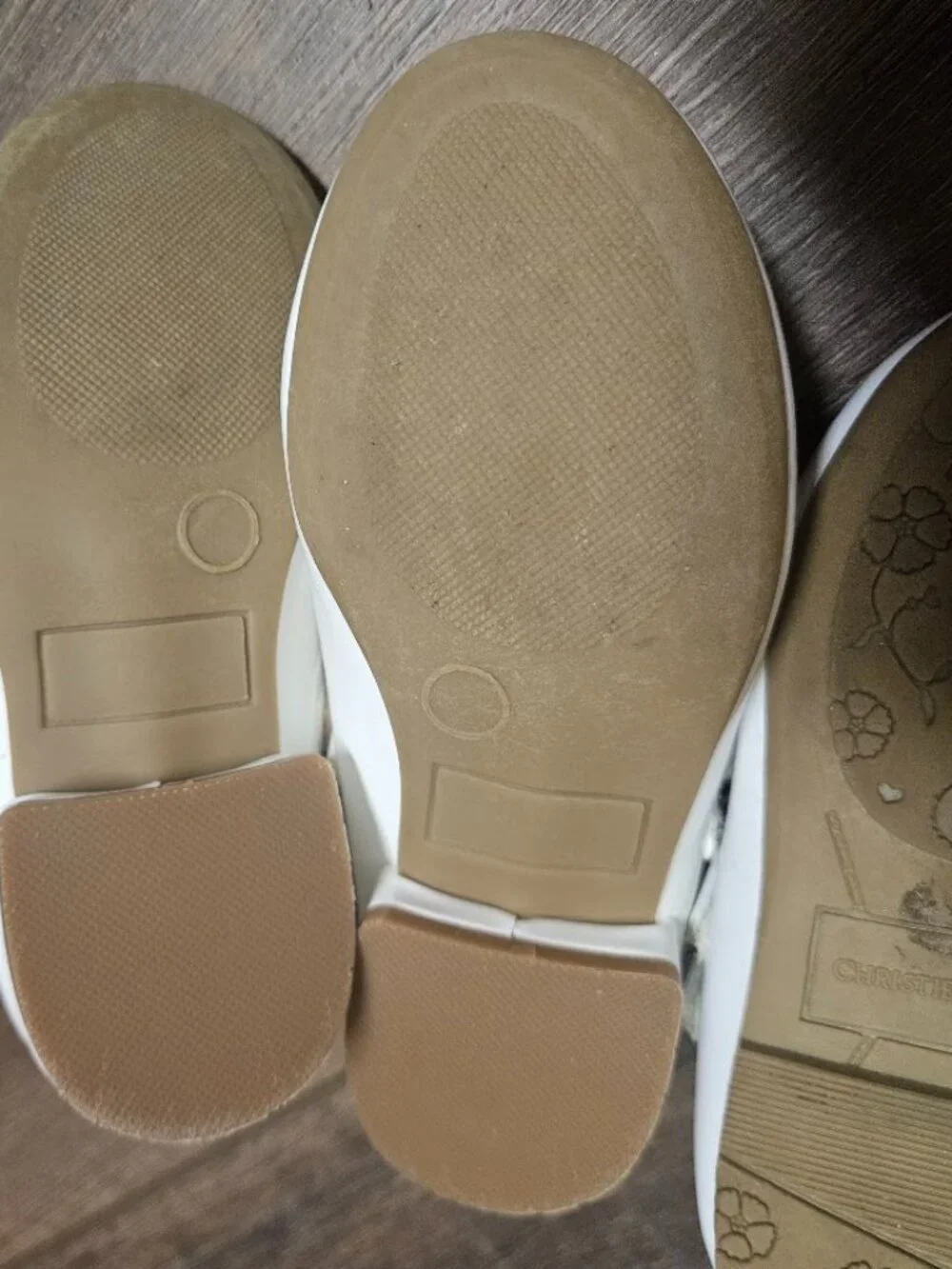 Two pair of baby girl dress shoes, size 7